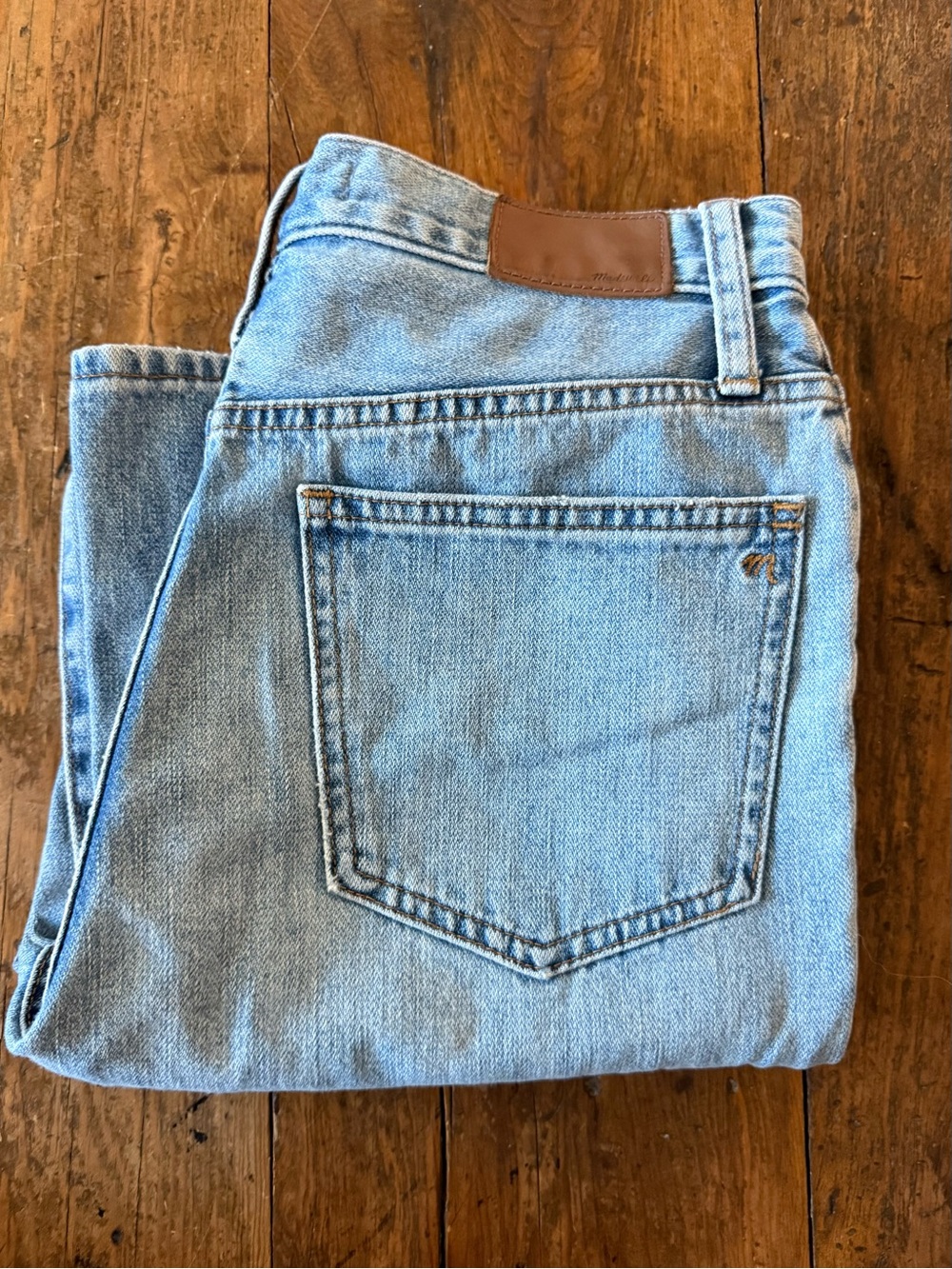 Madewell Light Wash Slim Demi-Boot Button Fly Jeans Size 26